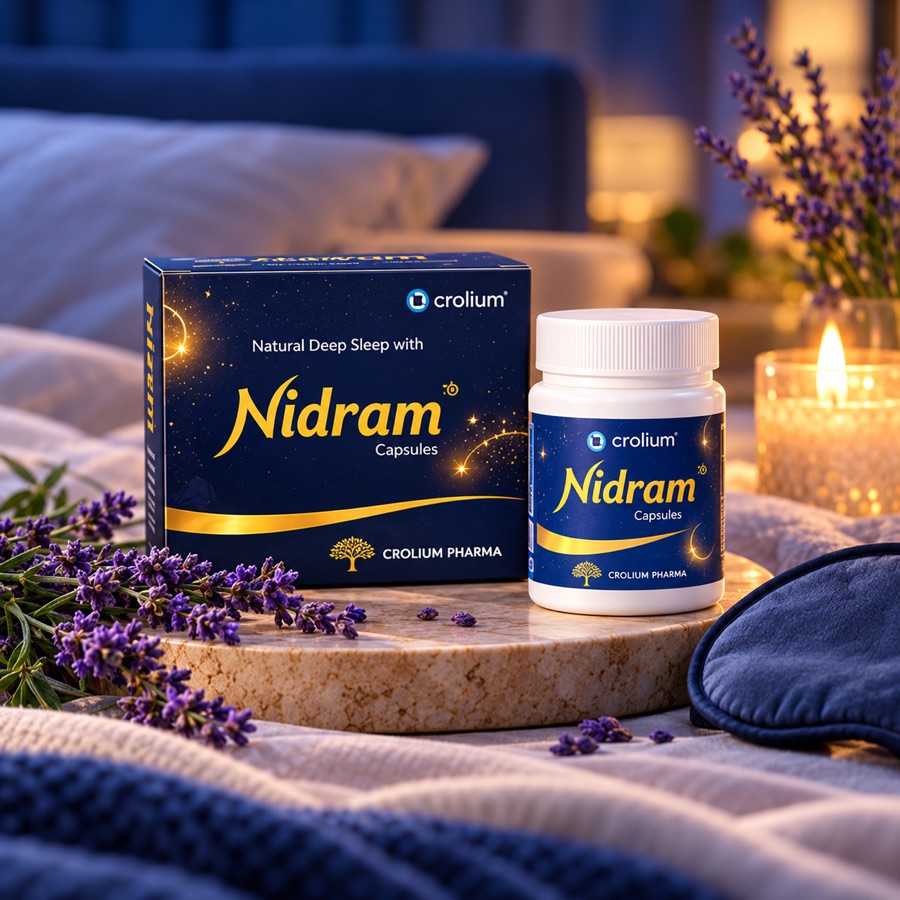 Crolium Nidram product with lavender